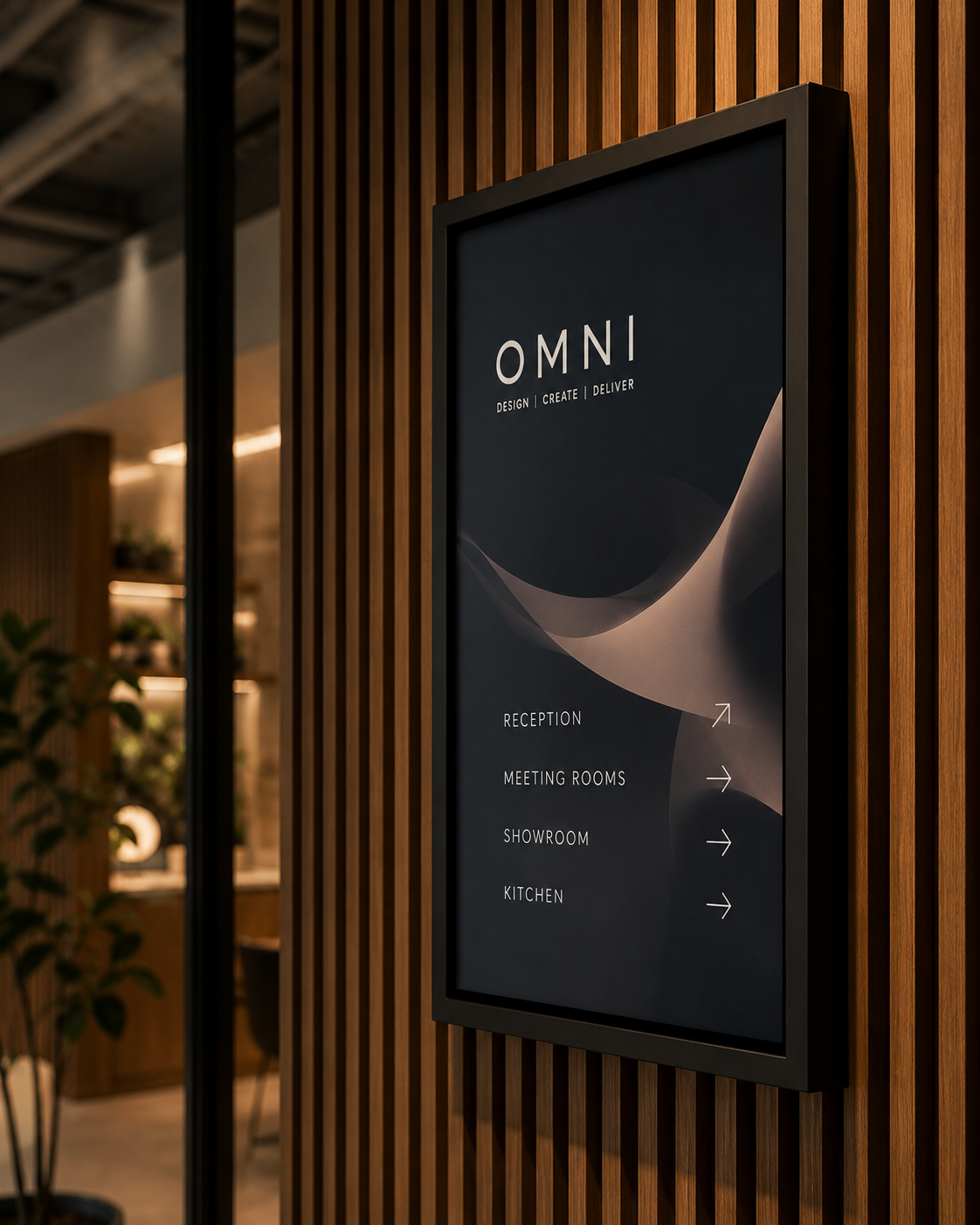 Digital signage installation