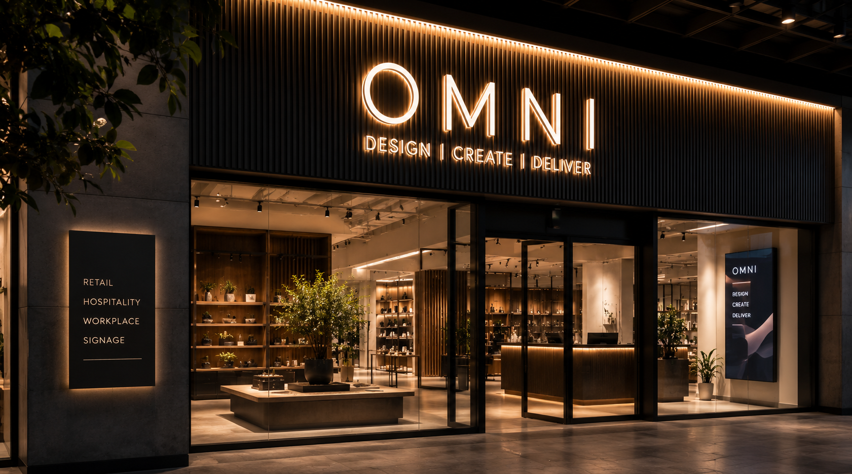 Digital signage and traditional signage
